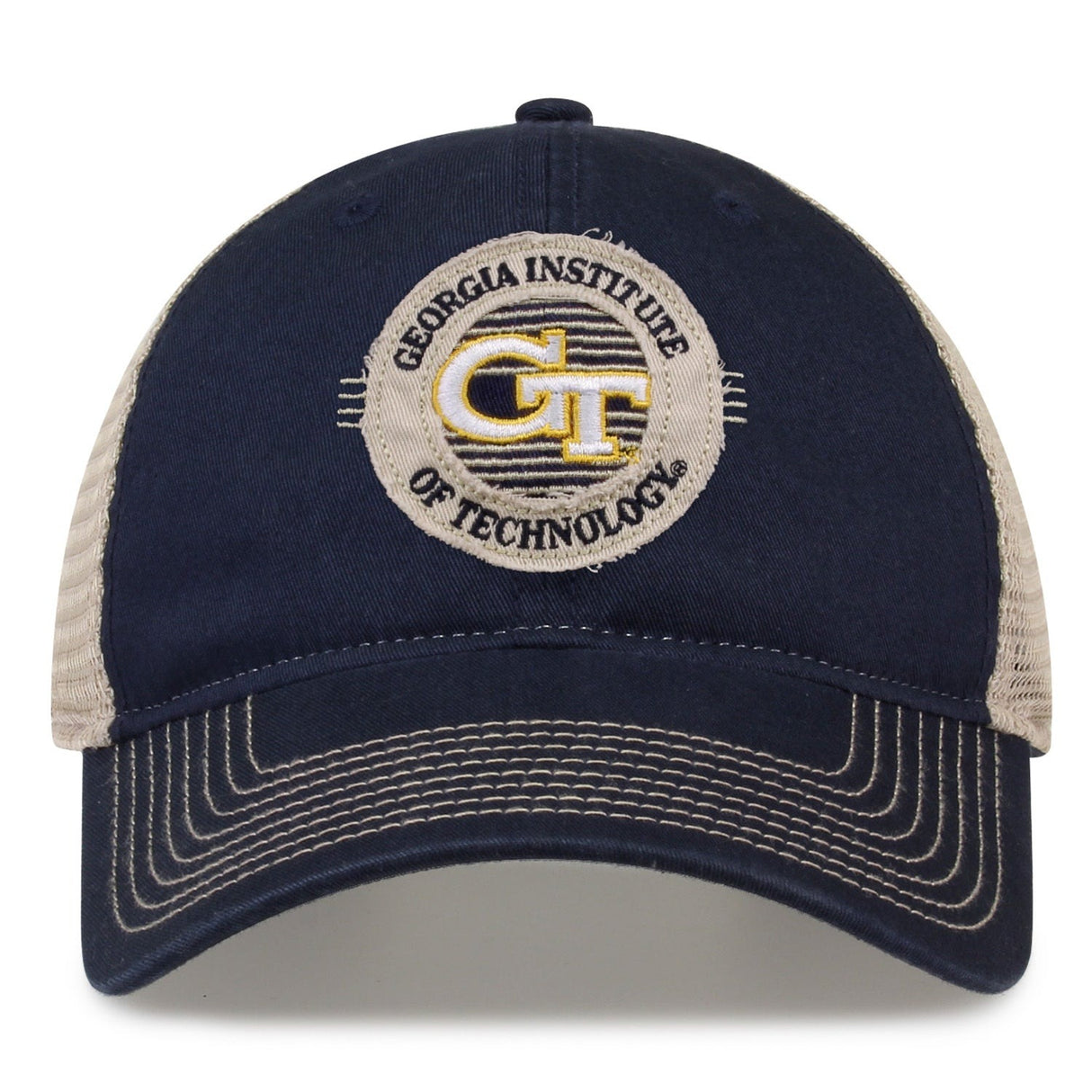 The Game Headwear Georgia Institute of Technology Circle Design Hat
