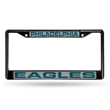 Rico Industries NFL Philadelphia Eagles Laser Cut Chrome License Plate Frame