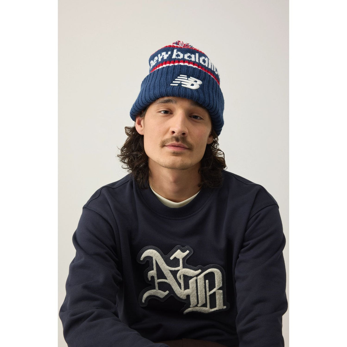 New Balance Men's Varsity Old English Crew-3