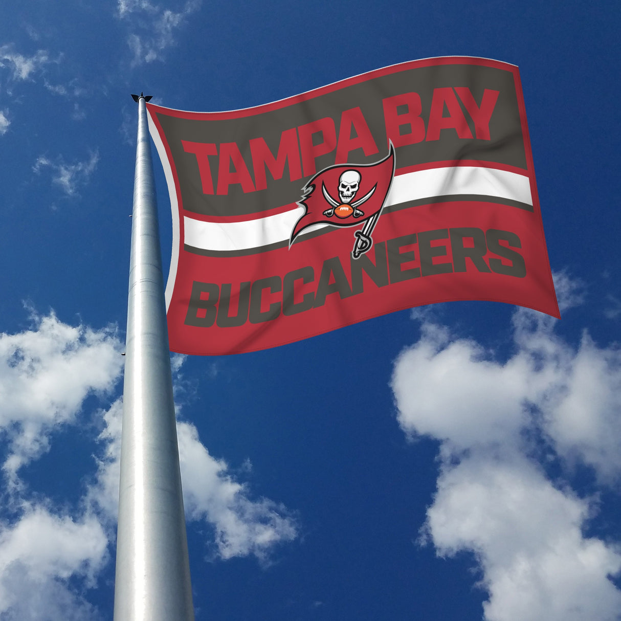 Rico Industries NFL  Tampa Bay Buccaneers Bold 3' x 5' Banner Flag-2