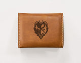Rico Industries NFL  Baltimore Ravens  Laser Engraved Faux Leather Trifold Wallet-1