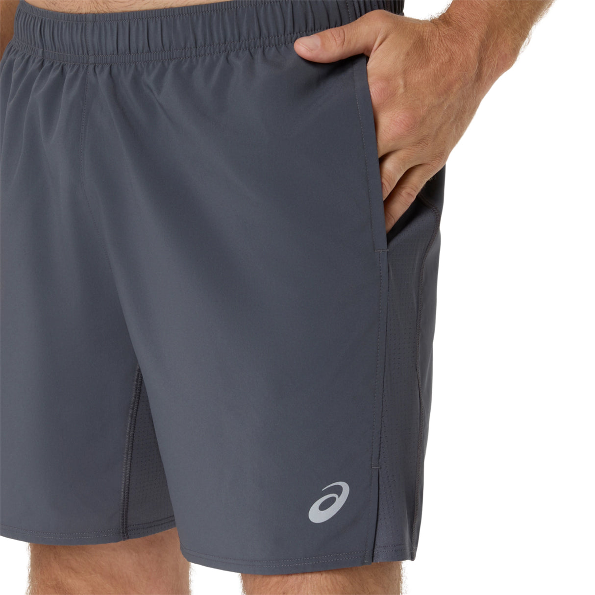 Asics Men's Silver 7-Inch Shorts-4