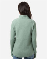 North End Women's Spirit Textured Quarter-Zip Pullover-5