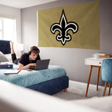 Rico Industries NFL  New Orleans Saints Standard 3' x 5' Banner Flag-3