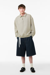 Bella + Canvas Men's   10-Ounce Polo Sweatshirt