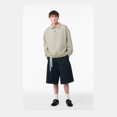 Bella + Canvas Men's   10-Ounce Polo Sweatshirt