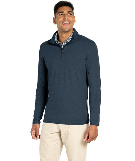 Charles River Men's Heathered Eco-Logic Stretch Quarter Zip-3