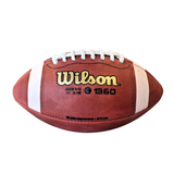 Wilson Junior TDJ Traditional Leather Football-1