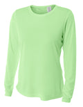 A4 Women's Long Sleeve Cooling Performance Crew