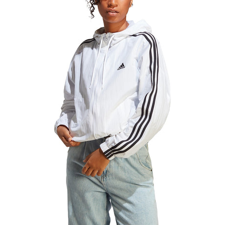 adidas Women's Essentials 3-Stripes Woven Windbreaker adidas