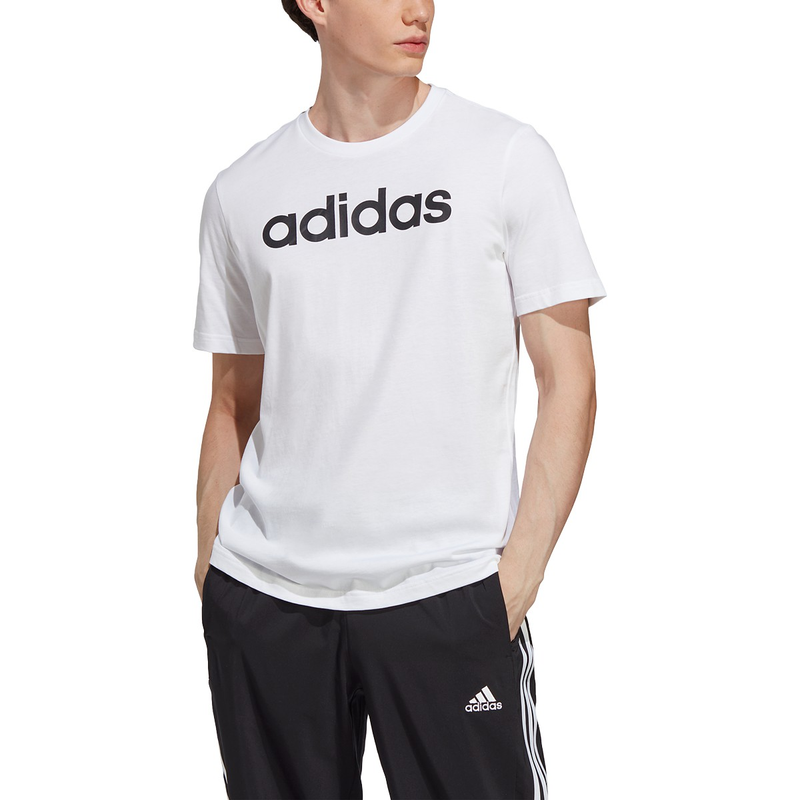 Embroidered Linear T-Shirt Jersey Outfitters Logo League adidas – Single Men\'s Essentials
