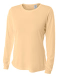 A4 Women's Long Sleeve Cooling Performance Crew