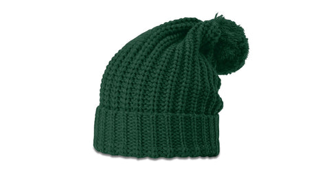 Richardson Chunk Cable Beanie with Cuff & Pom Richardson