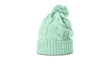 Richardson Chunk Twist Knit Beanie with Cuff & Pom Richardson