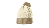 Richardson Chunk Twist Knit Beanie with Cuff & Pom Richardson