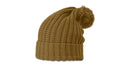 Richardson Chunk Cable Beanie with Cuff & Pom Richardson