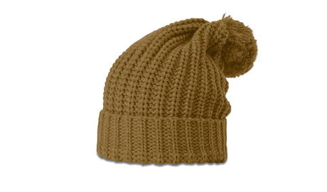 Richardson Chunk Cable Beanie with Cuff & Pom Richardson