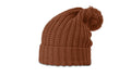 Richardson Chunk Cable Beanie with Cuff & Pom Richardson