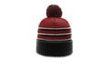 Richardson Striped Beanie with Cuff & Pom Richardson
