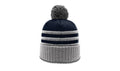 Richardson Striped Beanie with Cuff & Pom Richardson