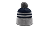 Richardson Striped Beanie with Cuff & Pom Richardson