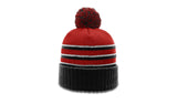 Richardson Striped Beanie with Cuff & Pom Richardson
