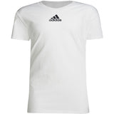 adidas Youth Short Sleeve Pregame Blank Logo Tee adidas