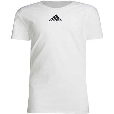 adidas Youth Short Sleeve Pregame Blank Logo Tee