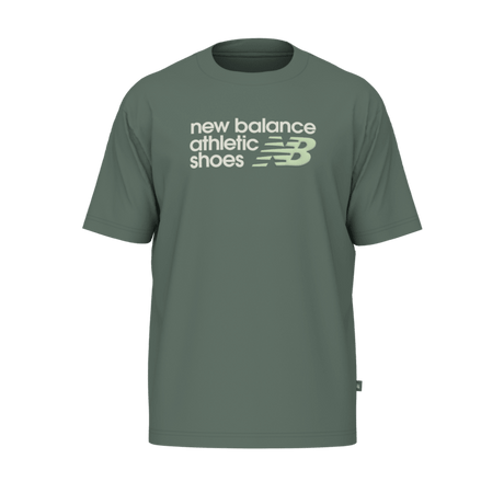 New Balance Men's Athletics Premium Relaxed Chest Logo T-Shirt Mens Apparel Shirts & Tops