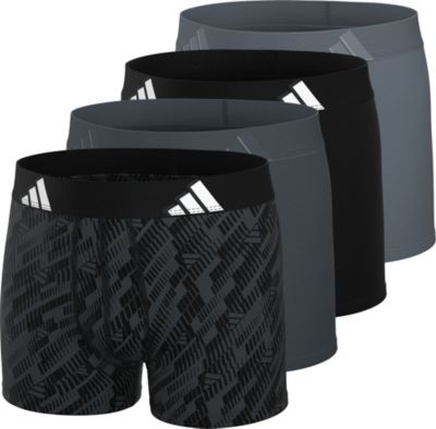 adidas Youth Microfiber Graphic 4-Pack Boxer Brief