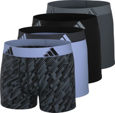 adidas Youth Microfiber Graphic 4-Pack Boxer Brief