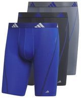 adidas Men's Performance Mesh 3-Pack Long Boxer Brief adidas