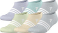 adidas Girl's Superlite 3.0 6-Pack No Show Socks adidas