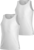 adidas Men's Stretch Cotton 2-Pack Tank Top adidas