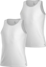 adidas Men's Stretch Cotton 2-Pack Tank Top adidas