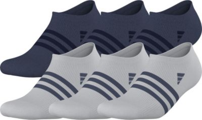 adidas Men's Superlite 3.0 6-Pack No Show Socks