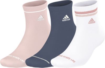 adidas Women's Cushioned Sport 2.0 3-Pack High Quarter Socks