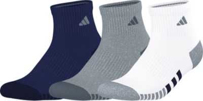 adidas Men's Cushioned 3.0 Color 3-Pack Quarter Socks