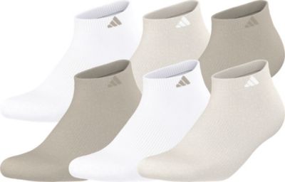 adidas Men's Athletic Cushioned 6-Pack Low Cut Socks