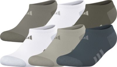 adidas Youth Athletic Cushioned 6-Pack No Show Socks adidas