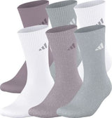adidas Women's Athletic Cushioned 6-Pack Crew Socks adidas