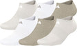 adidas Women's Athletic Cushioned 6-Pack No Show Socks adidas