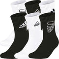 adidas Youth Cushioned Mixed 2.0 6-Pack Crew Socks adidas