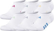 adidas Girl's Athletic Cushioned 6-Pack No Show Socks adidas