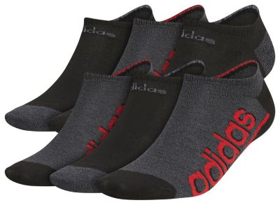 adidas Men's Superlite Linear 3 6-Pack No Show Socks adidas