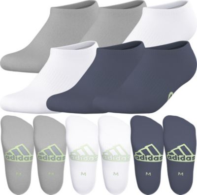 adidas Youth Superlite Classic 6-Pack No Show Socks