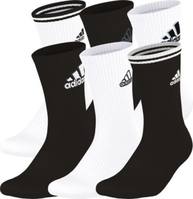 adidas Men's Athletic Cushioned Mixed 2.0 6-Pack Crew Socks