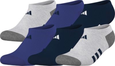 adidas Youth Athletic Cushioned 6-Pack No Show Socks adidas