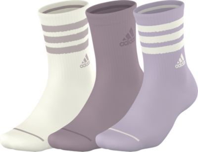 adidas Women's Cushioned 3-Stripe 3.0 3-Pack Crew Socks adidas