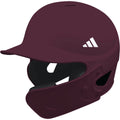 adidas Maroon Batting Helmet With C-Flap adidas